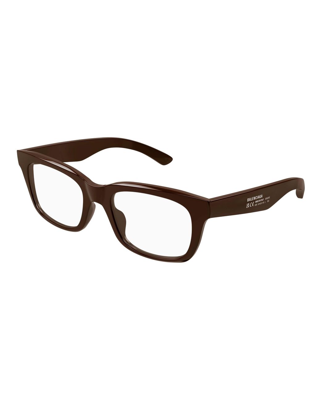 Balenciaga Black Bb0429O 005 Optical Frames Acetate Transparent Squared for men