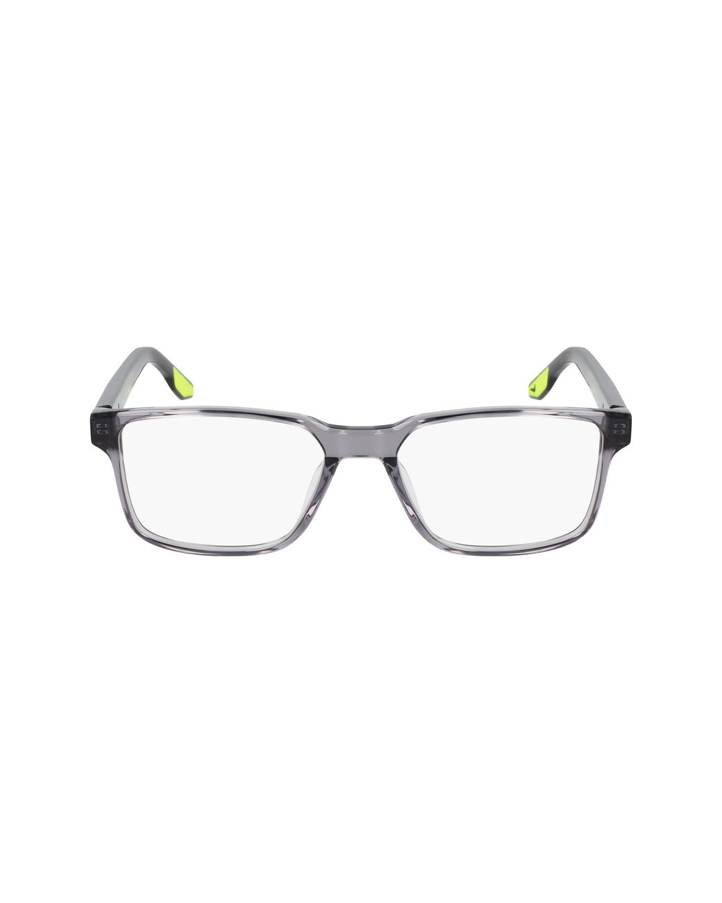 Nike Black 7160 027 Optical Frames Recycled Pet Squared Normal Photochromatic for men