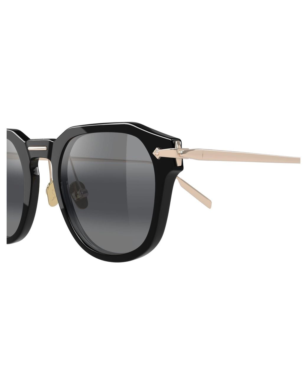 Maui Jim Black Mj0837S 001 Occhiali Da Sole Iniettato Grigio Rotonda