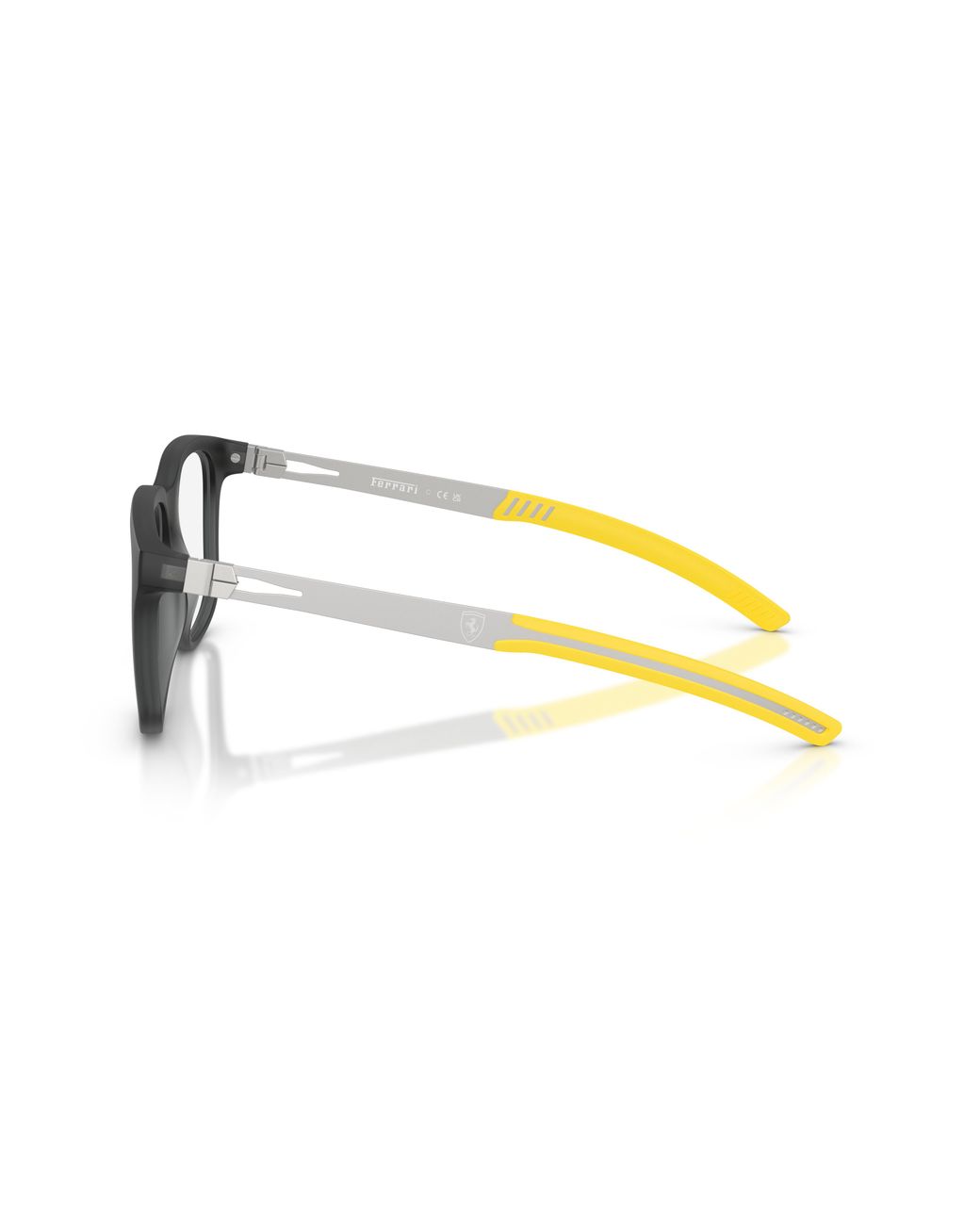 FERRARI SCUDERIA Black Fz8027U 531 Optical Frames Injected Transparent Pillow Normal for men