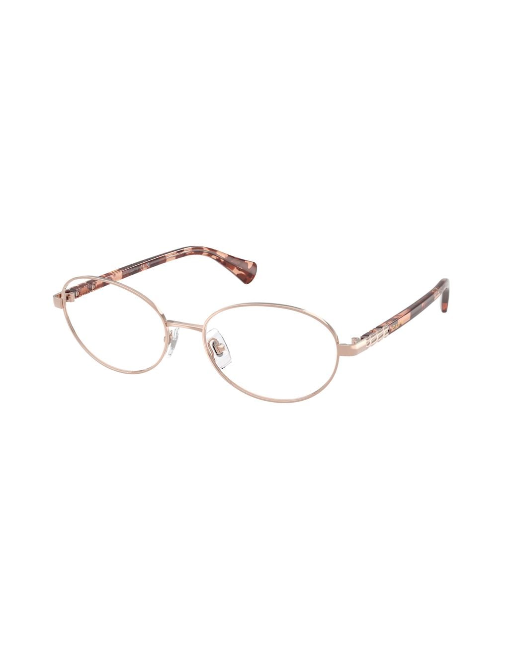 Ralph Lauren Black Ra6066 9427 Optical Frames Metal Transparent Round Normal