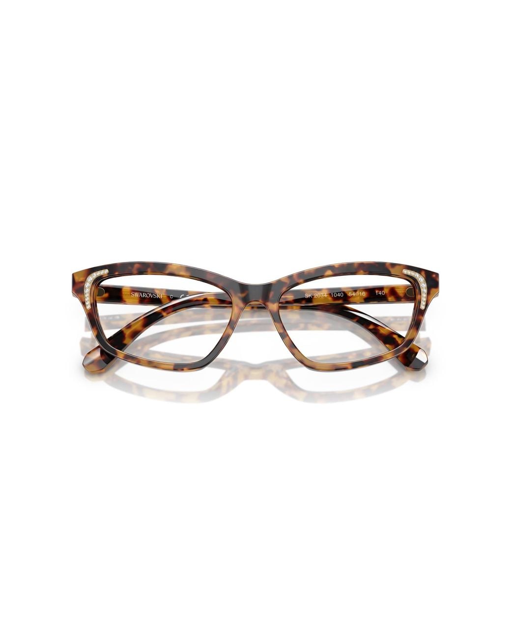 Swarovski Black Sk2034 1040 Optical Frames Acetate Geometric Normal