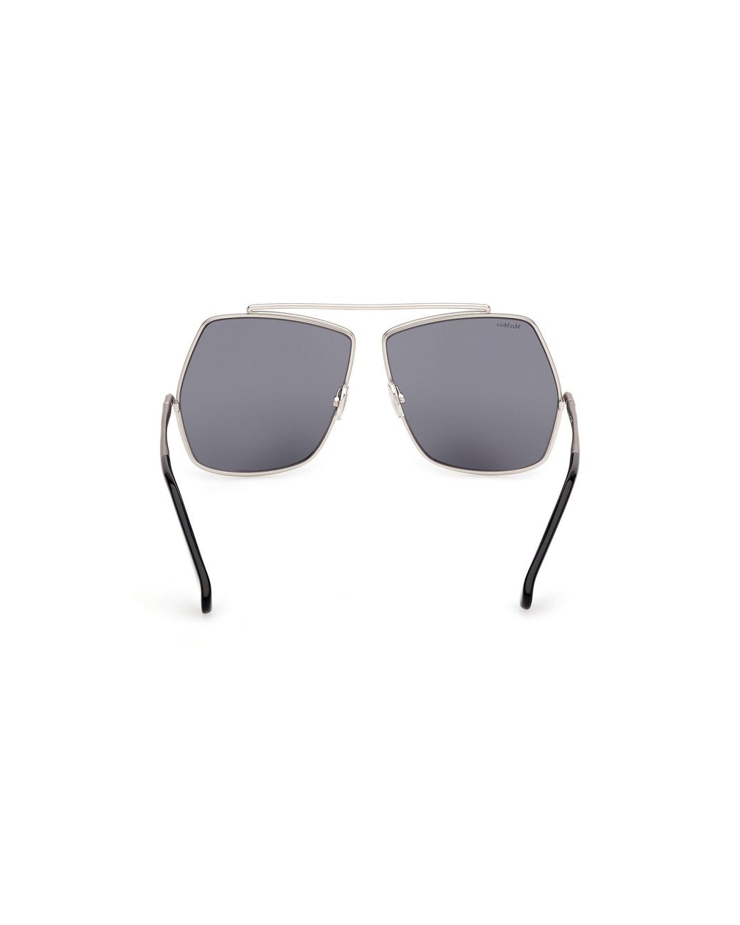 Max Mara Black Mm0006 Elsa 17A Sunglasses Metal Geometric Normal