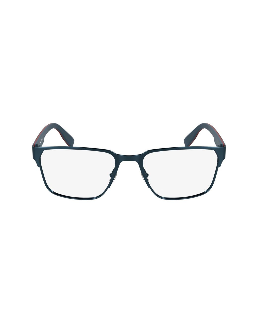 Lacoste Black L2306 424 Optical Frames Metal Squared Normal for men