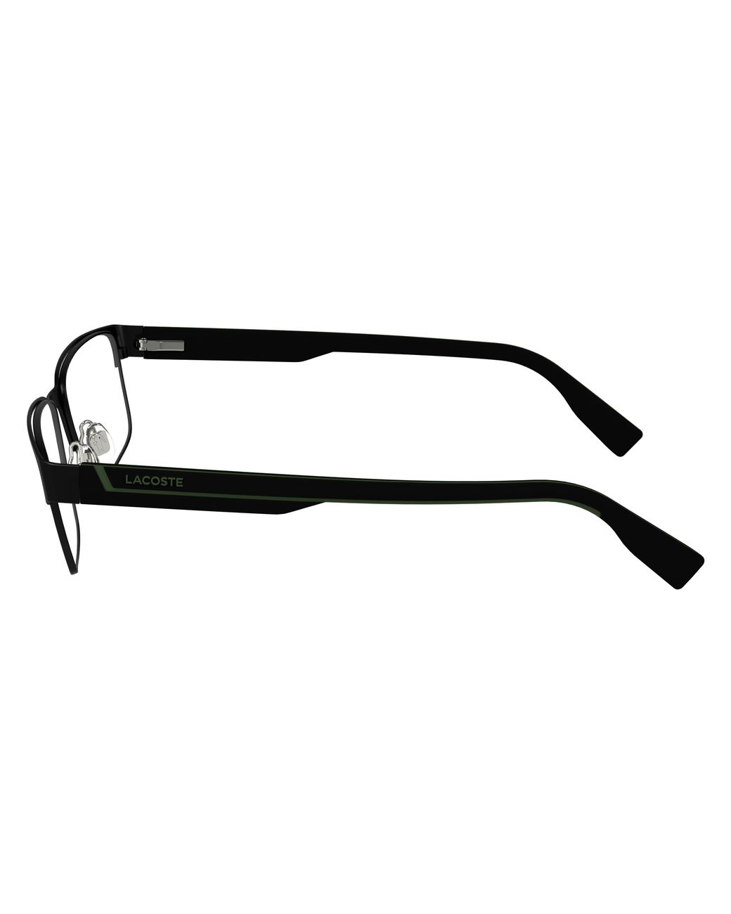 Lacoste Black L2298 033 Optical Frames Metal Squared Normal Normal for men