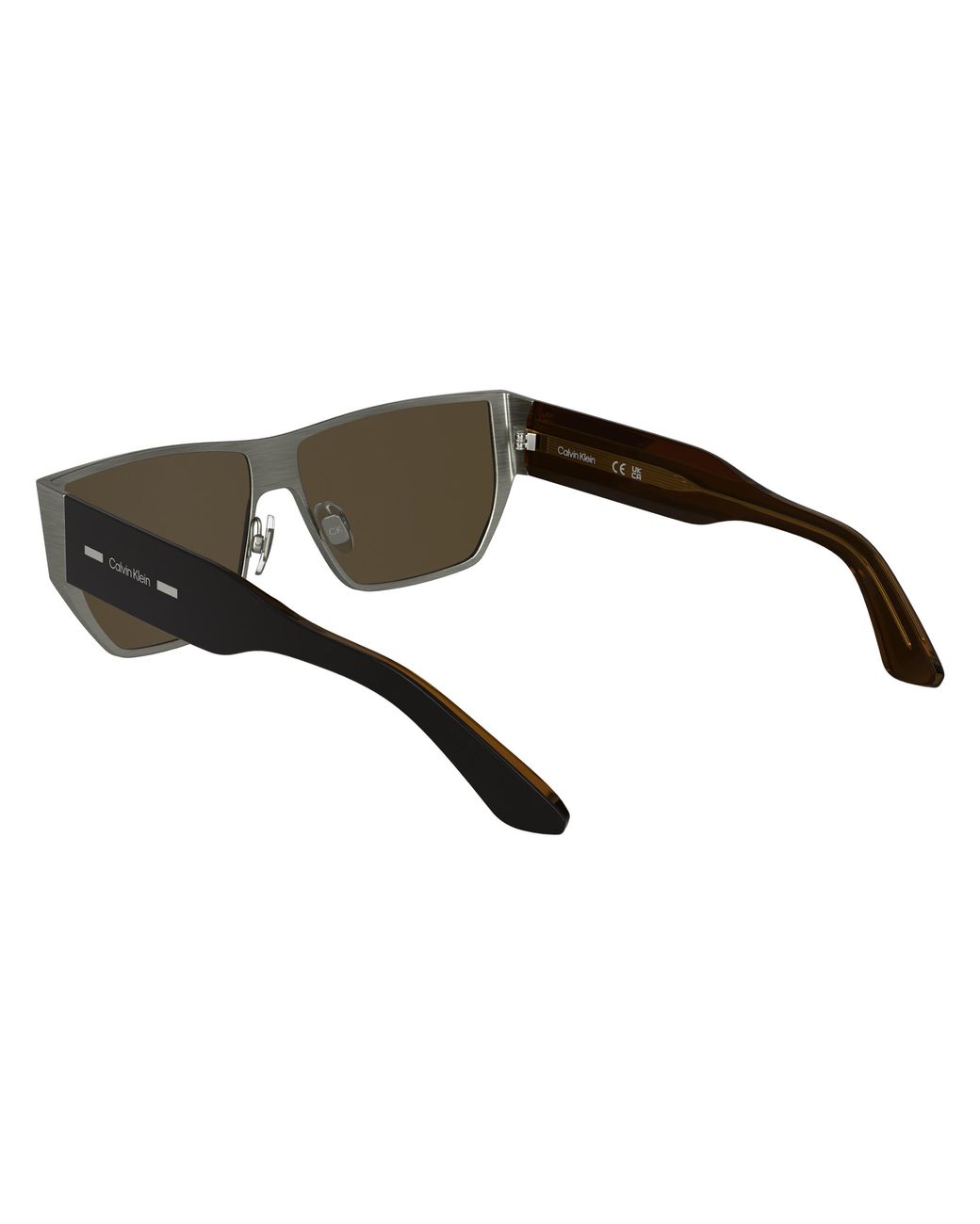 Calvin Klein Black Ck25102S 071 Sunglasses Metal Squared Normal