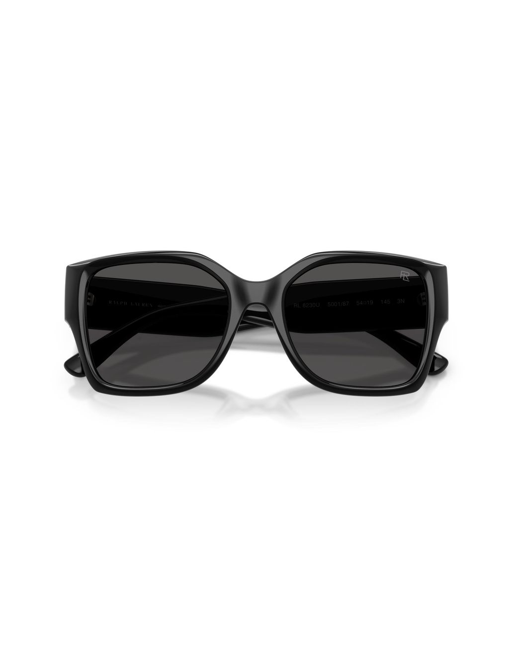 Ralph Lauren Black Rl8230U 500187 Sunglasses Injected Squared Normal