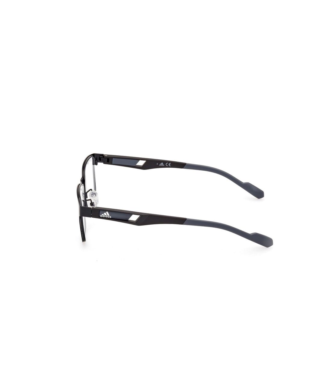 Adidas Originals Black Sp5034 002 Optical Frames Metal Squared Normal for men