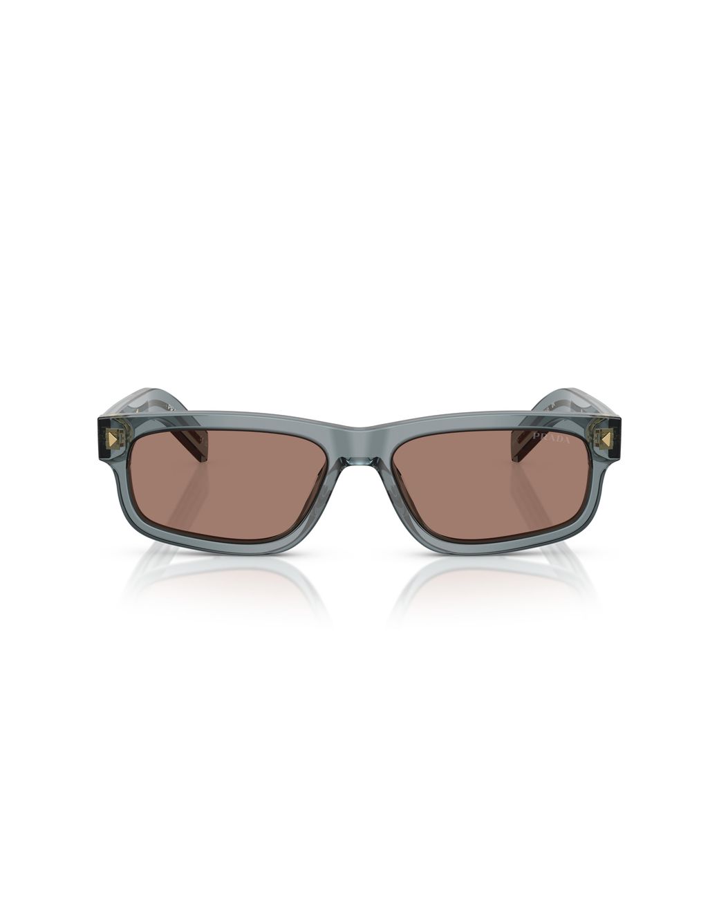 Prada Black Pr B11S 17T05D Sunglasses Acetate Squared Normal for men