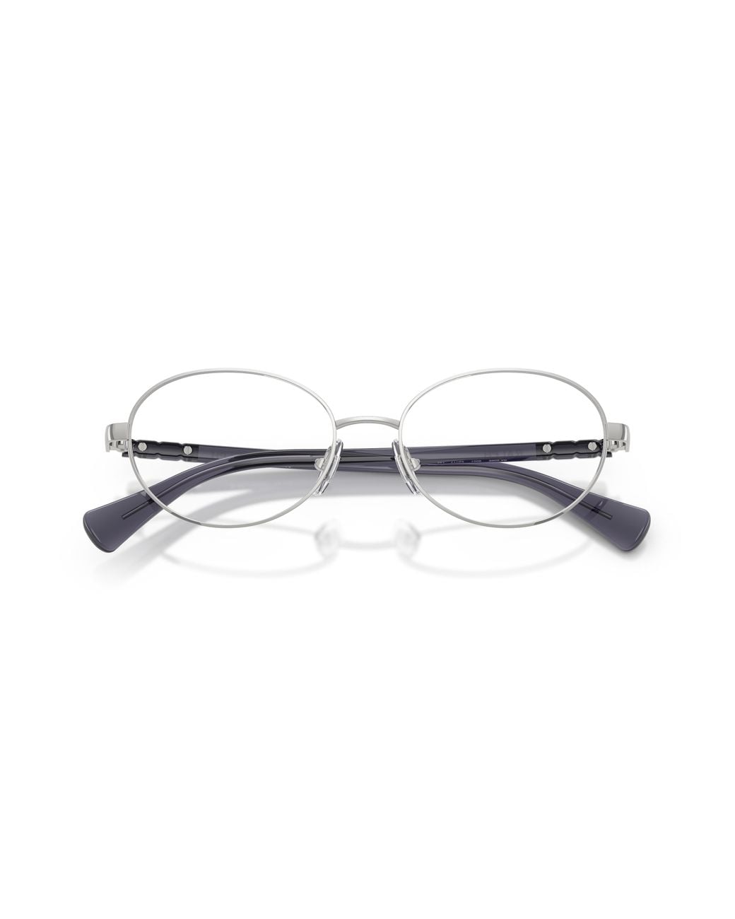 Ralph Lauren Black Ra6066 9001 Optical Frames Metal Transparent Round Normal