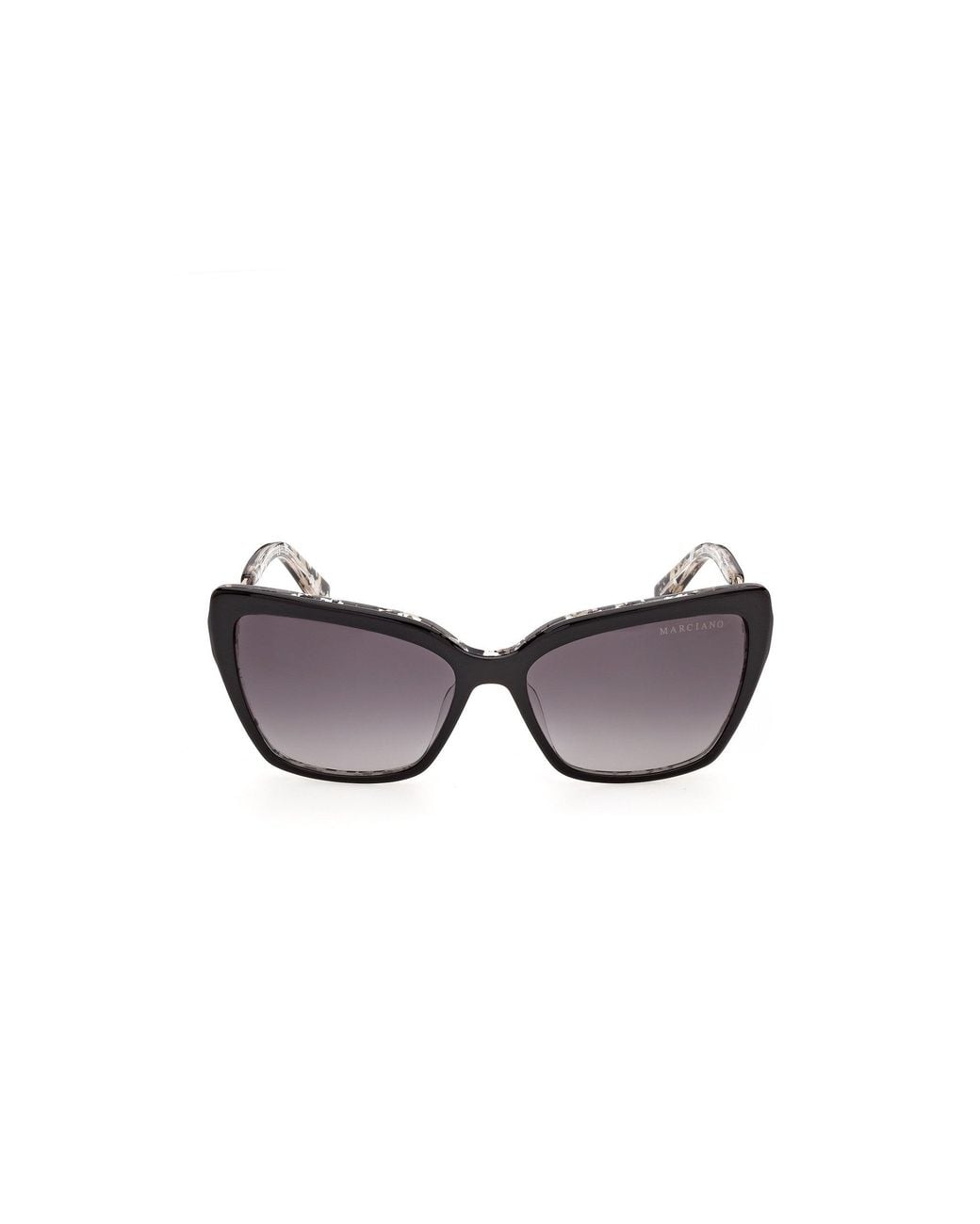 Guess Black Gm00046 01B Sunglasses Acetate Smoke Butterfly Normal