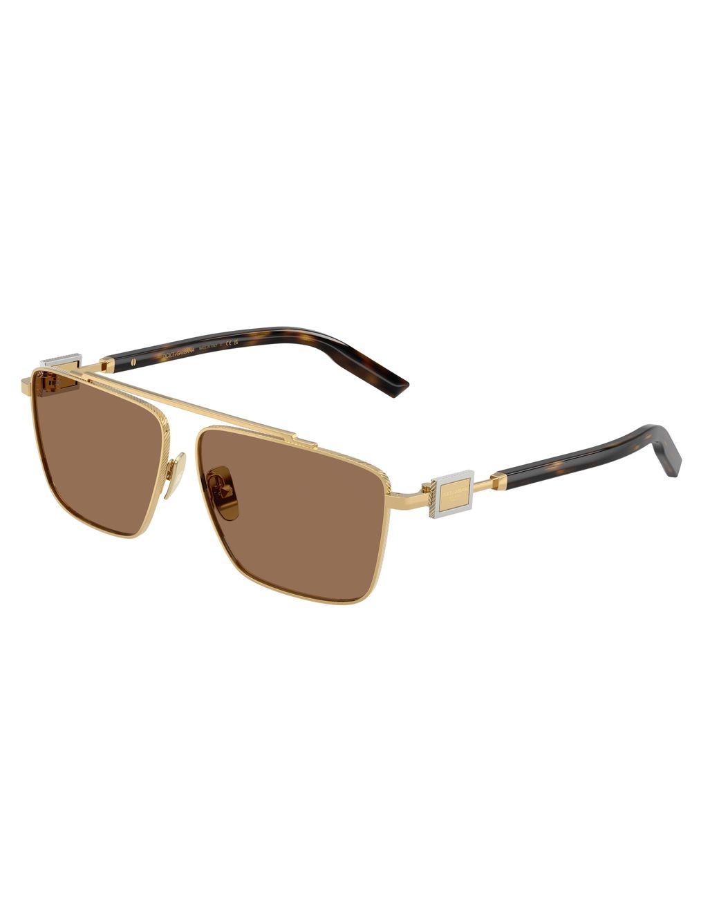 Dolce & Gabbana Black Dg2336 02/73 Sunglasses Metal Squared Normal for men