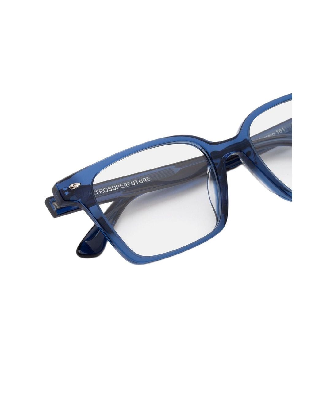 Retrosuperfuture Black 8Ve Numero 161 Inchiostro Optical Frames Acetate Squared
