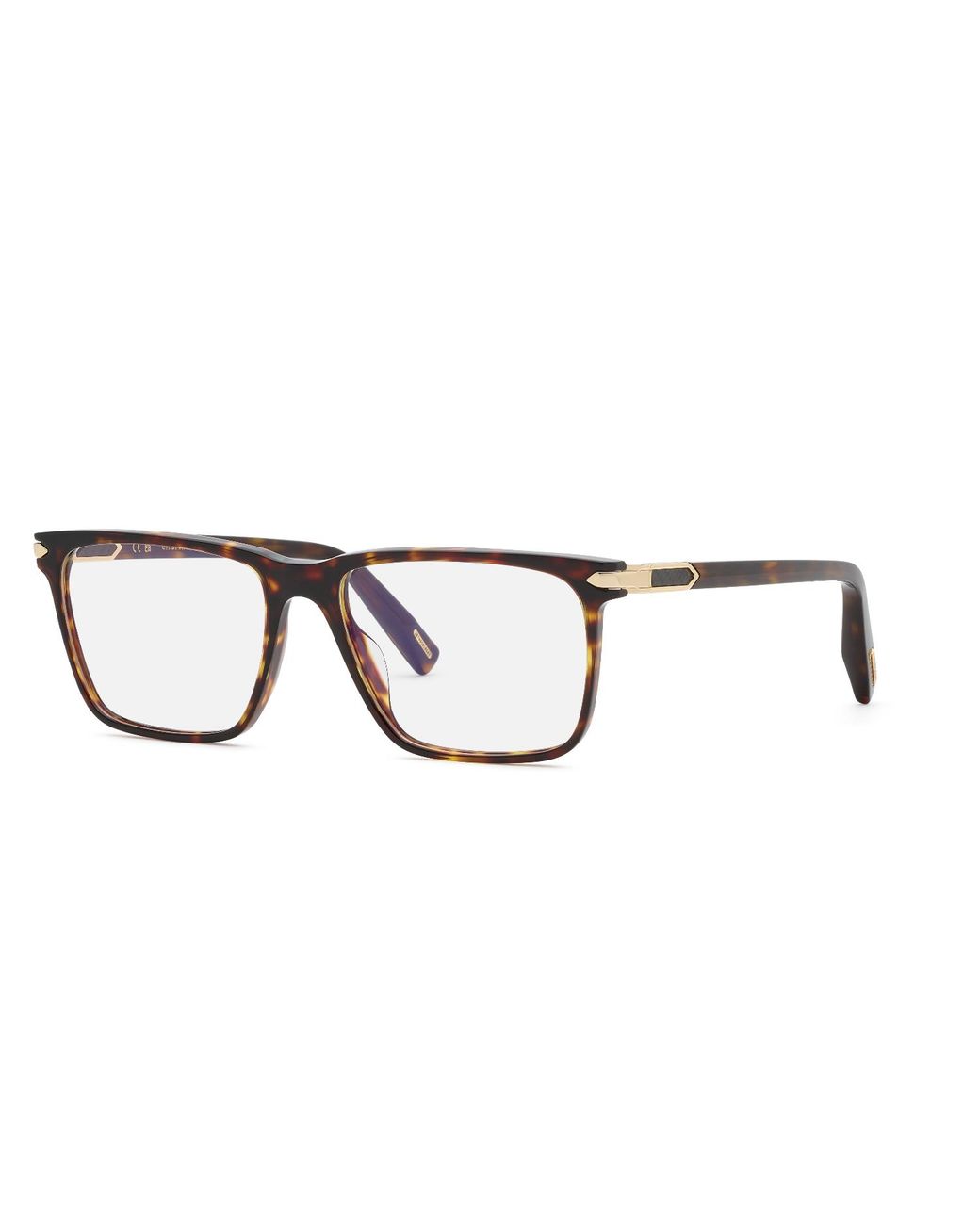 Chopard Black Vch409 909 Optical Frames Acetate Squared for men