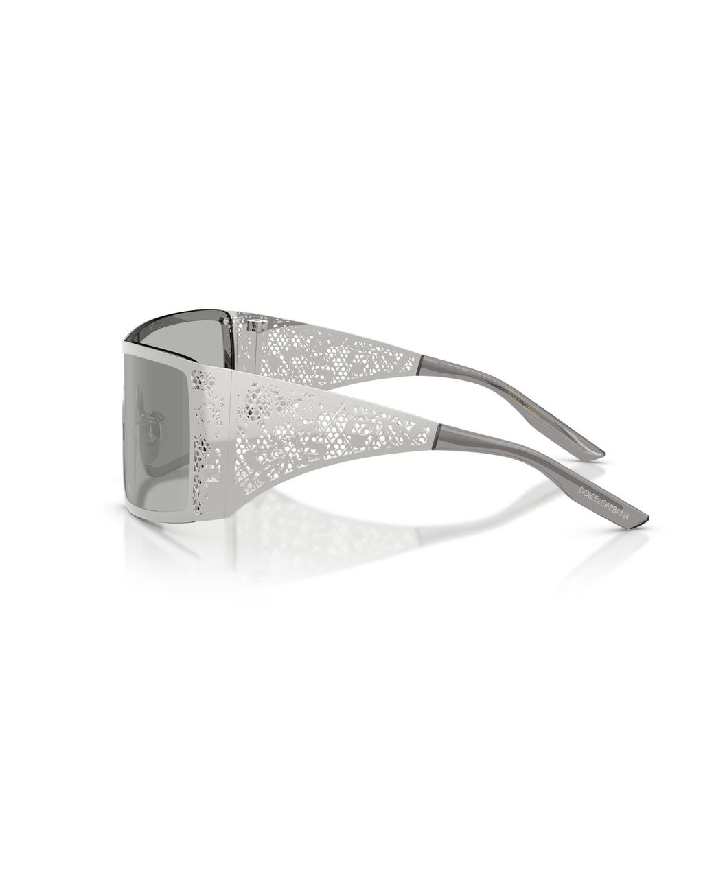 Dolce & Gabbana Black Dg2317 05/8V Sunglasses Metal Squared Mirrored