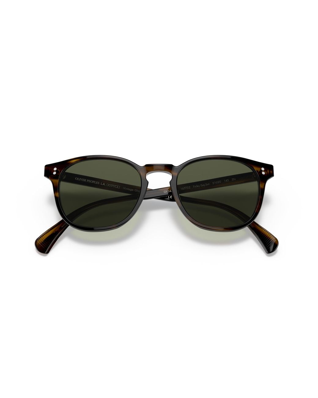Oliver Peoples Black Ov5298Su Finley Esq. Sun (U) 167752 Sunglasses Acetate G15 Round Normal