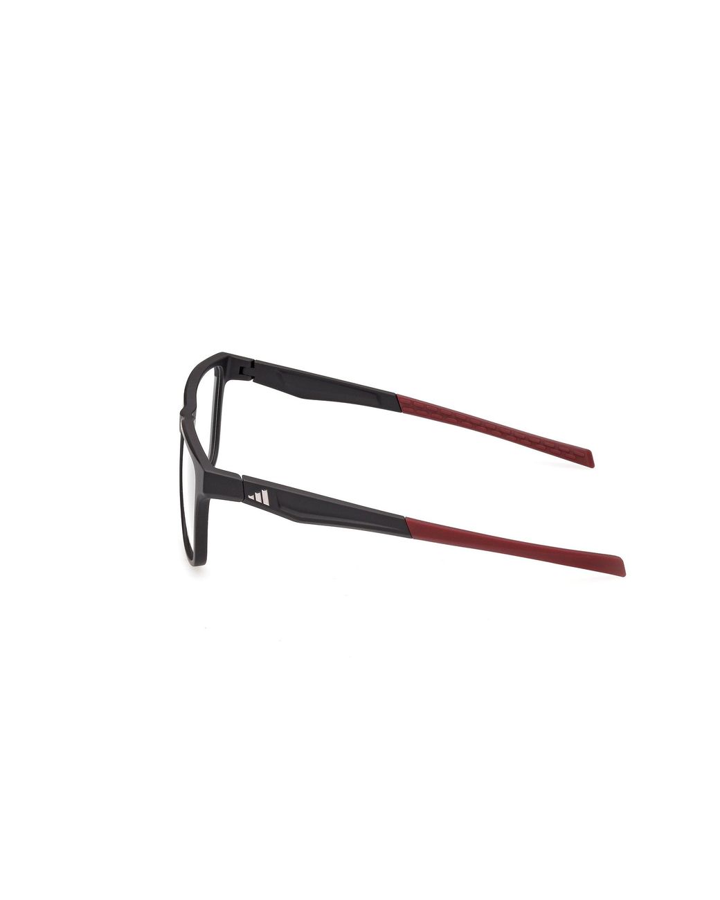 Adidas Originals Black Sp5118 002 Optical Frames Injected Geometric Normal for men