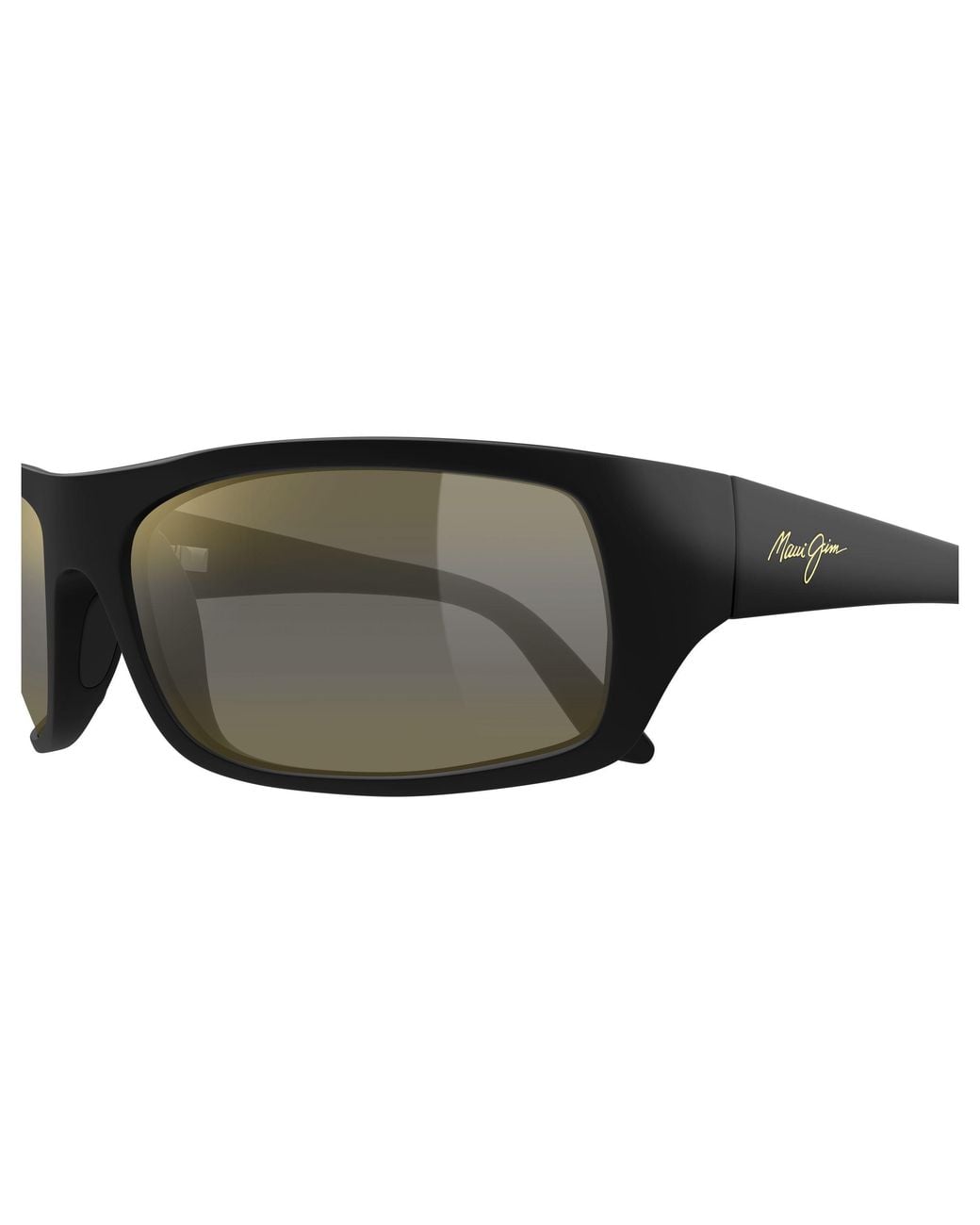Maui Jim Black Mj0202S 002 Occhiali Da Sole Iniettato Bronzo Squadrata