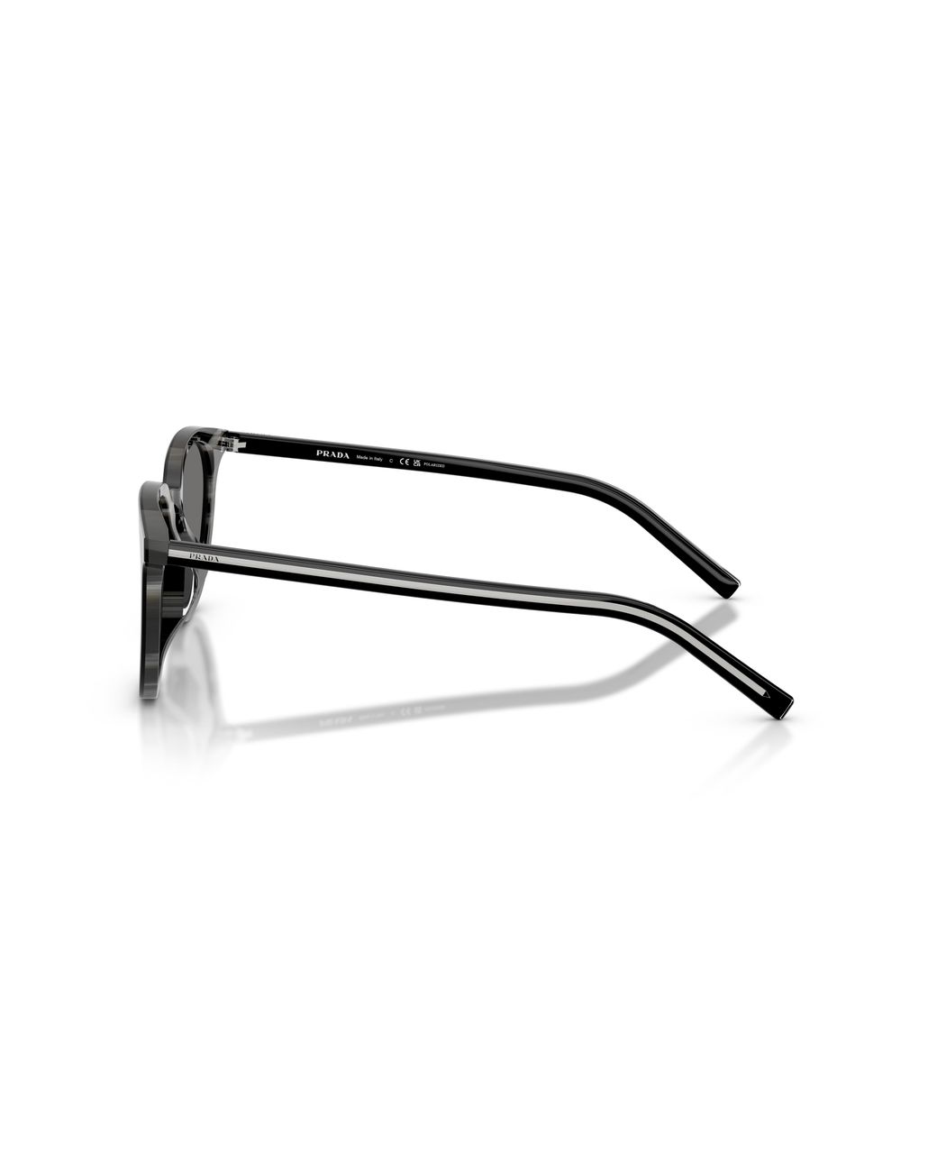 Prada Black Pr D15Sd 29O90T Sunglasses Acetate Pantos Polarized for men
