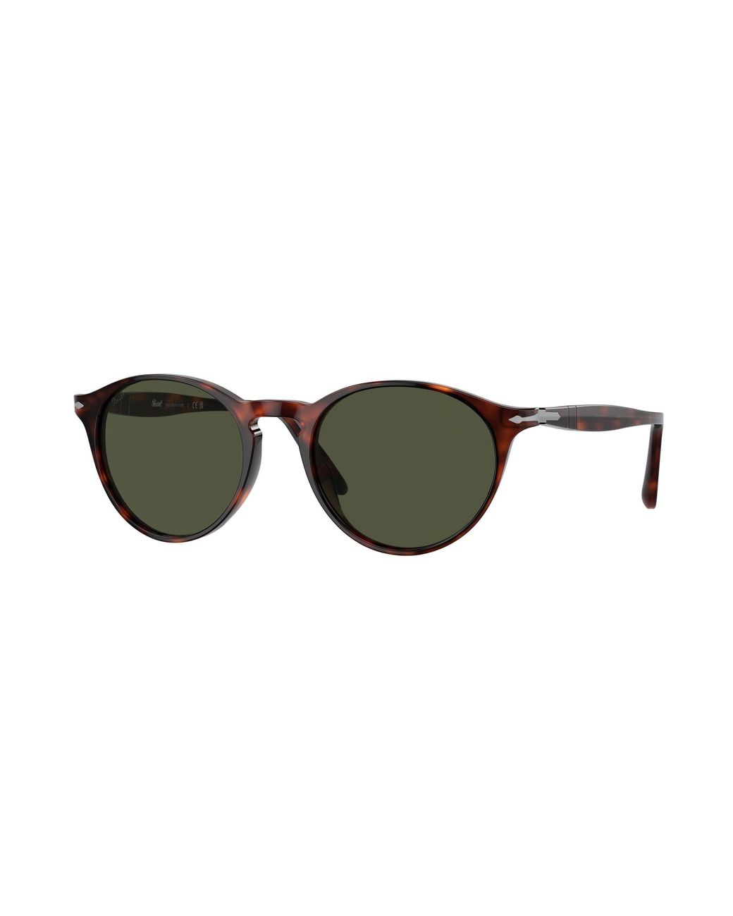 Persol Black Po3092Sm 901531 Sunglasses Acetate Round Normal for men