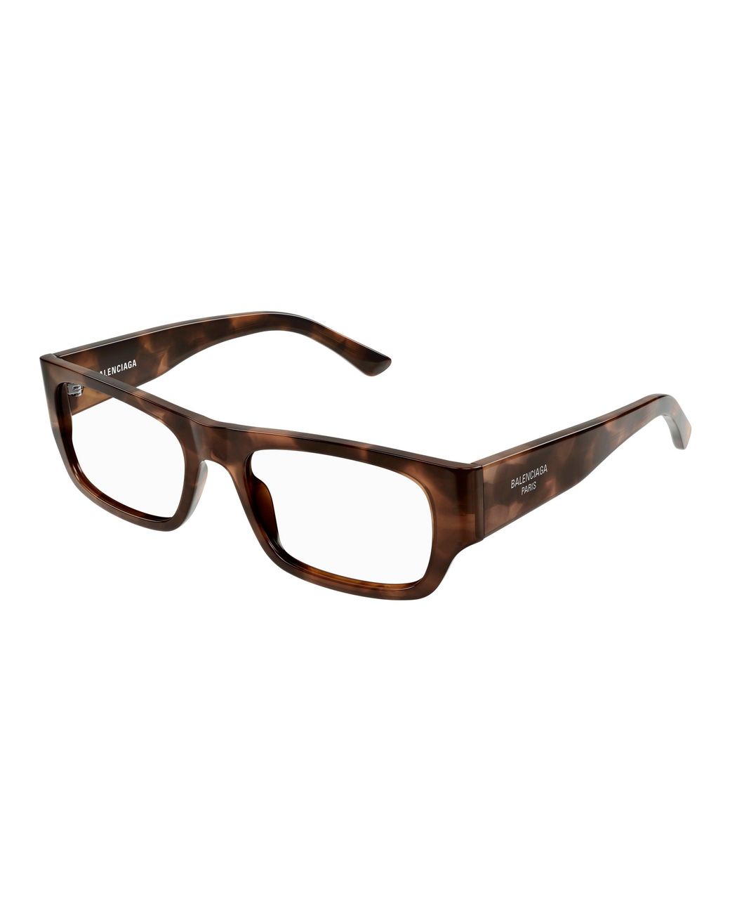 Balenciaga Black Bb0370O 002 Optical Frames Acetate Transparent Squared for men