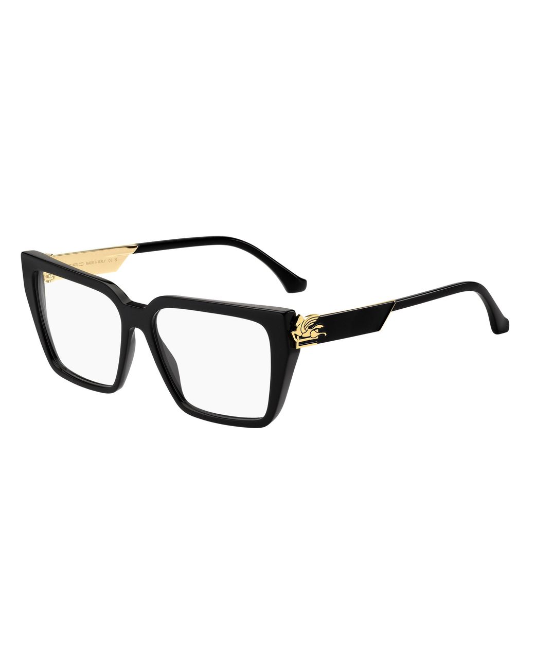 Etro Black 0030 807 Optical Frames Acetate Squared