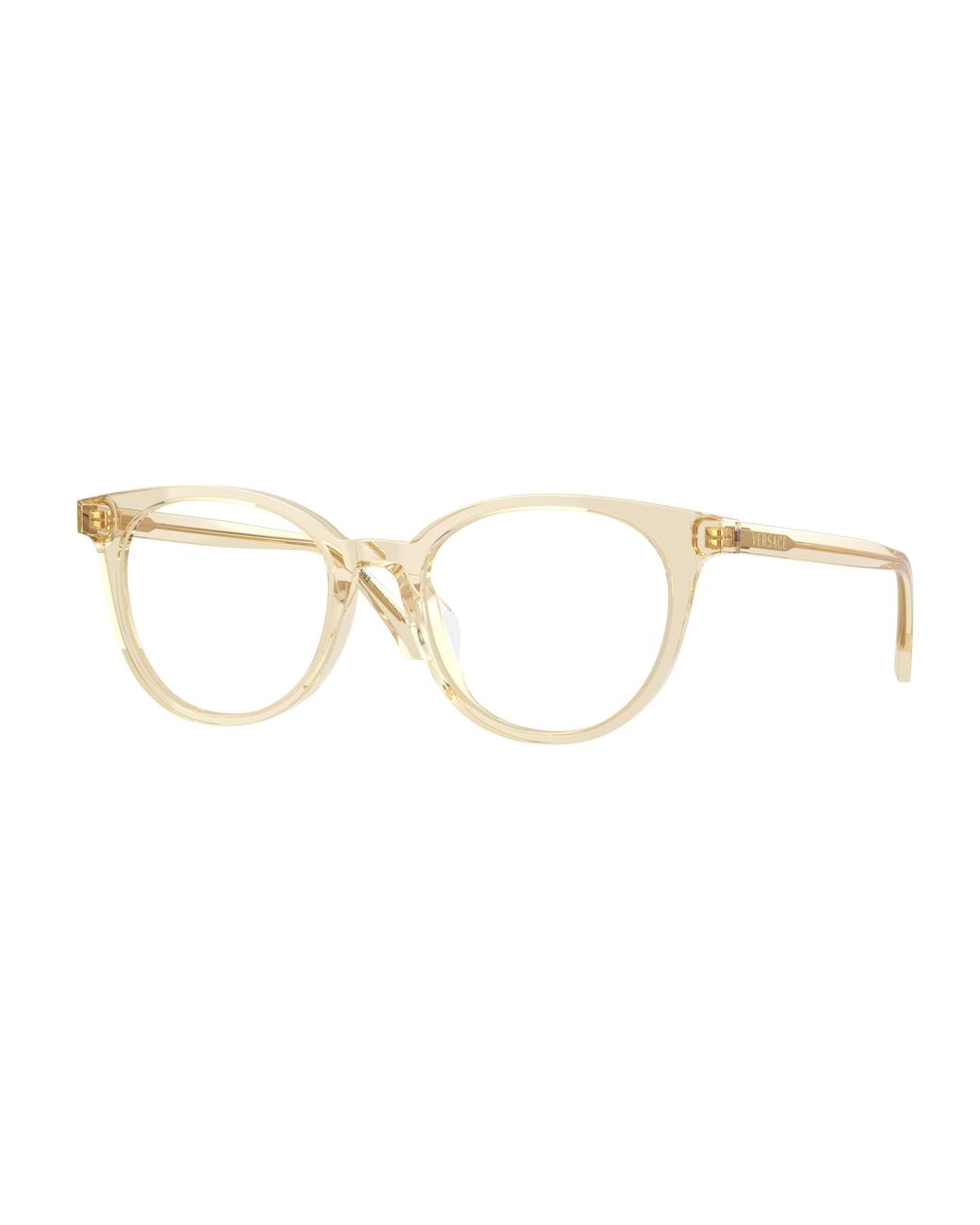 Versace Black Ve3404D 5556 Optical Frames Acetate Transparent Pantos Normal