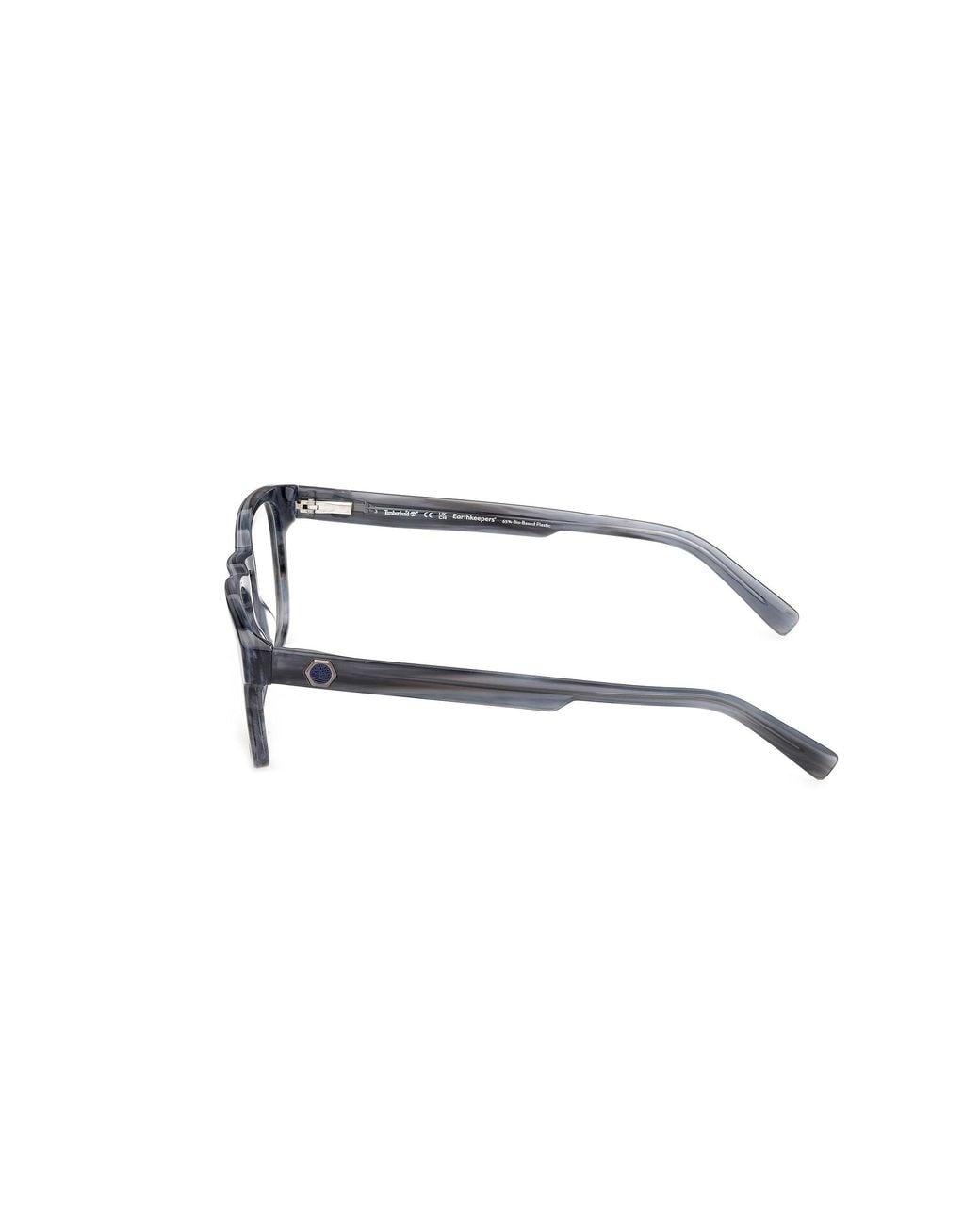Timberland Black Tb50125 65 Optical Frames Acetate Round Normal for men