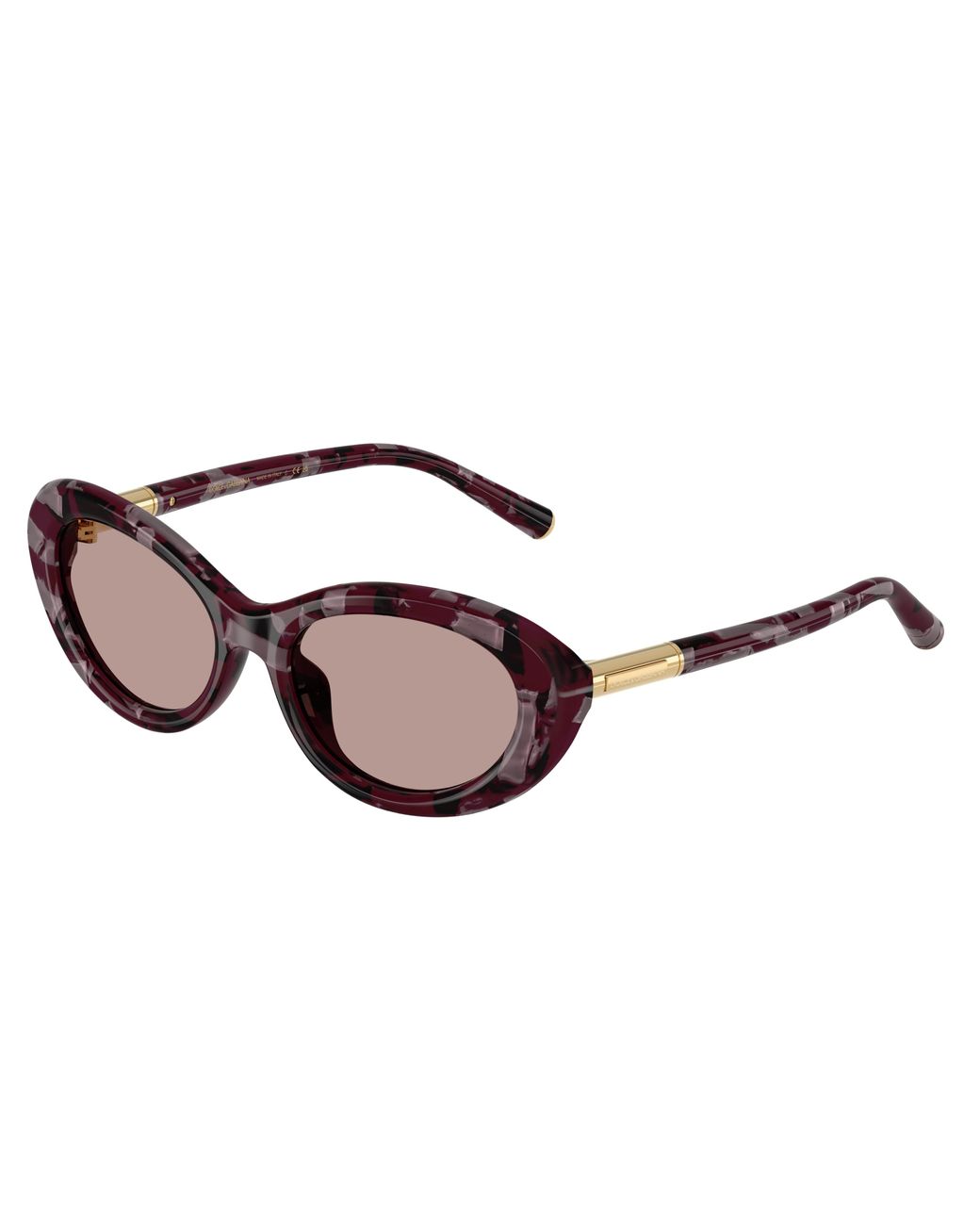 Dolce & Gabbana Black Dg4519 34647N Sunglasses Acetate Round Normal