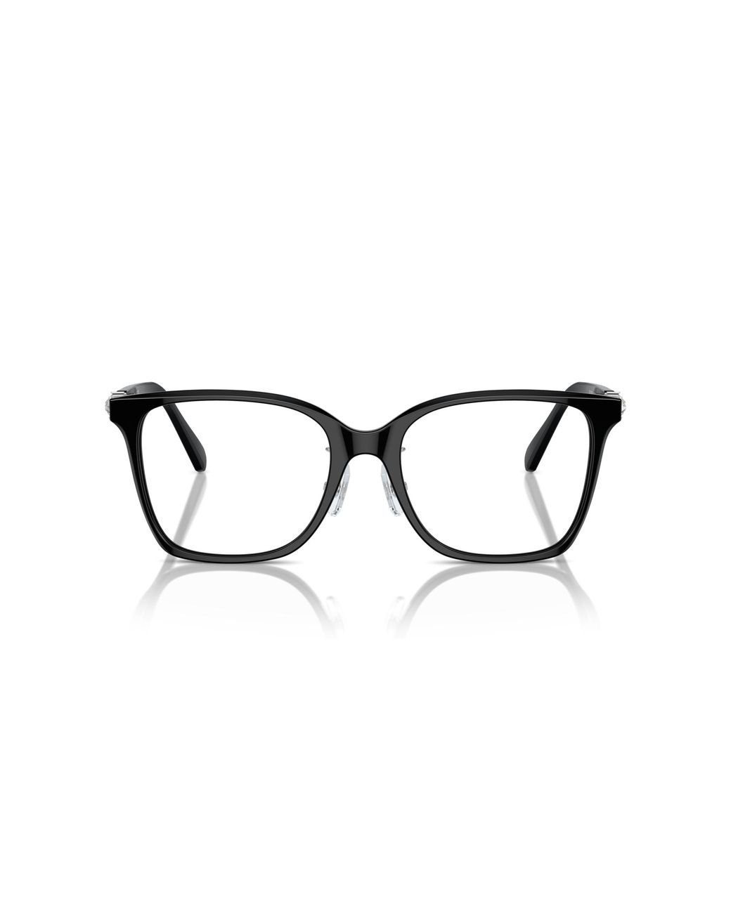 Swarovski Black Sk2026D 1001 Optical Frames Acetate Geometric Normal