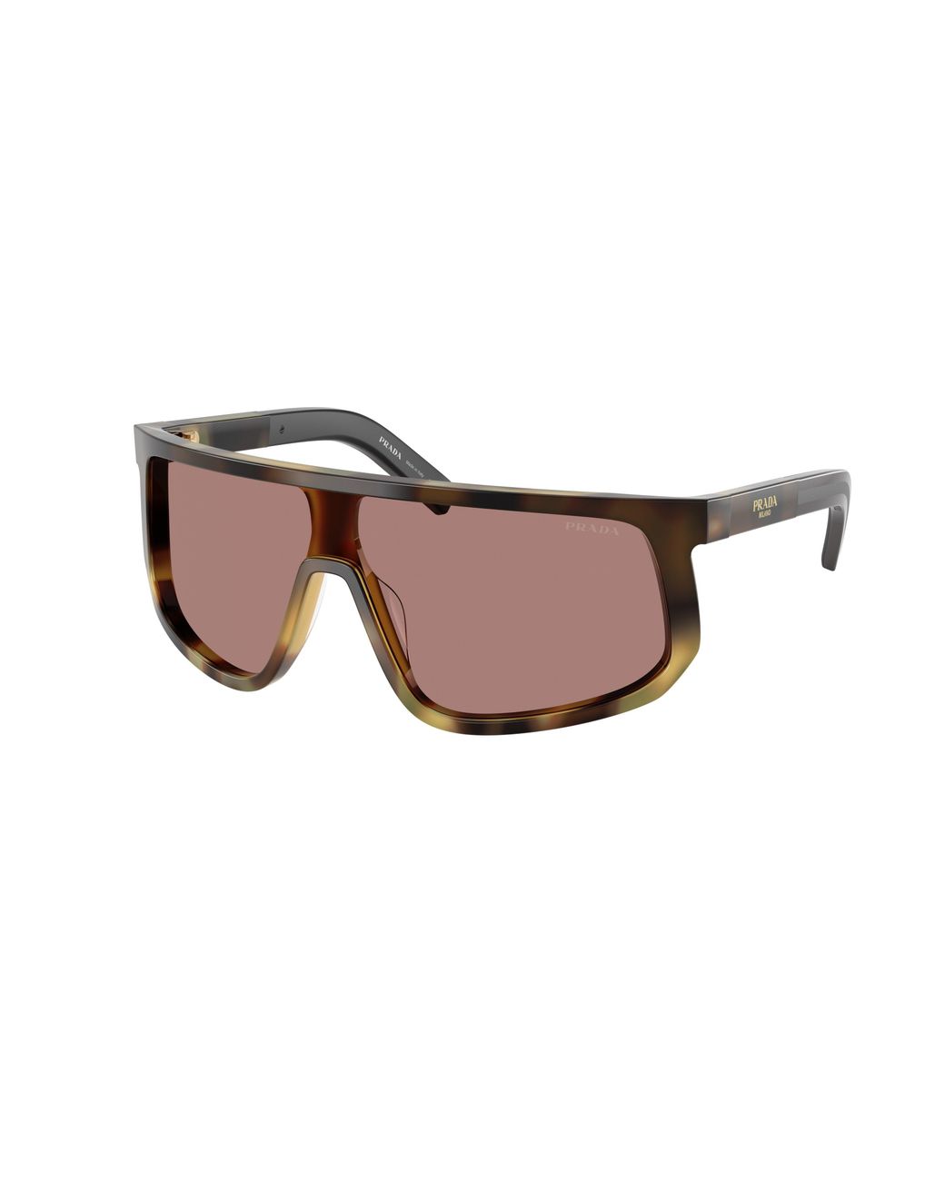 Prada Black Pr D21Su 22P60B Sunglasses Acetate Squared Normal for men