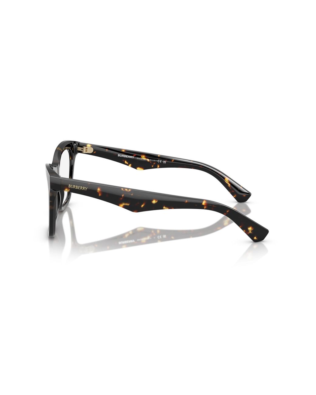Burberry Black Be2416 4106 Optical Frames Acetate Transparent Cat Eye Normal