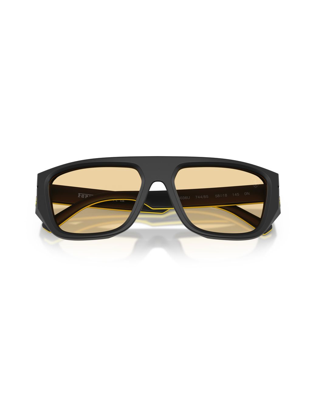 FERRARI SCUDERIA Black Fz6036U 744/85 Sunglasses Acetate Pillow Normal for men