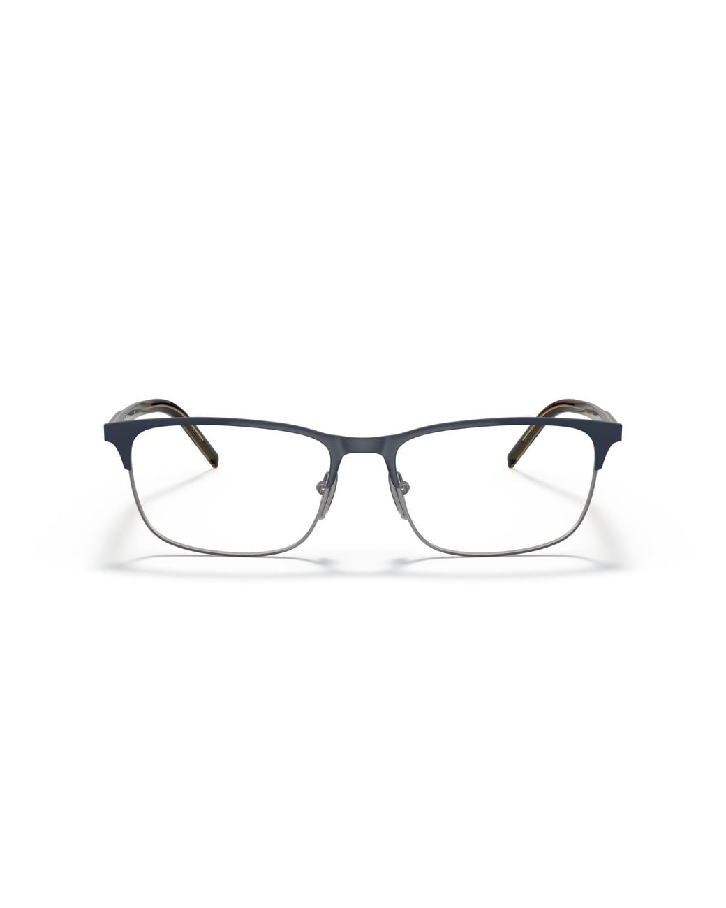 Prada Black Pr 66Yv 02N1O1 Optical Frames Metal Transparent Pillow Normal for men