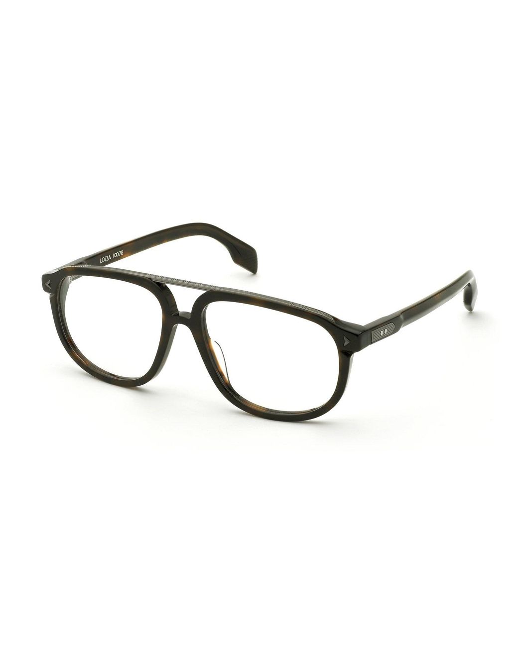 Lozza Black Vl4392M Adagio 8 Arte 752 Optical Frames Acetate Squared for men