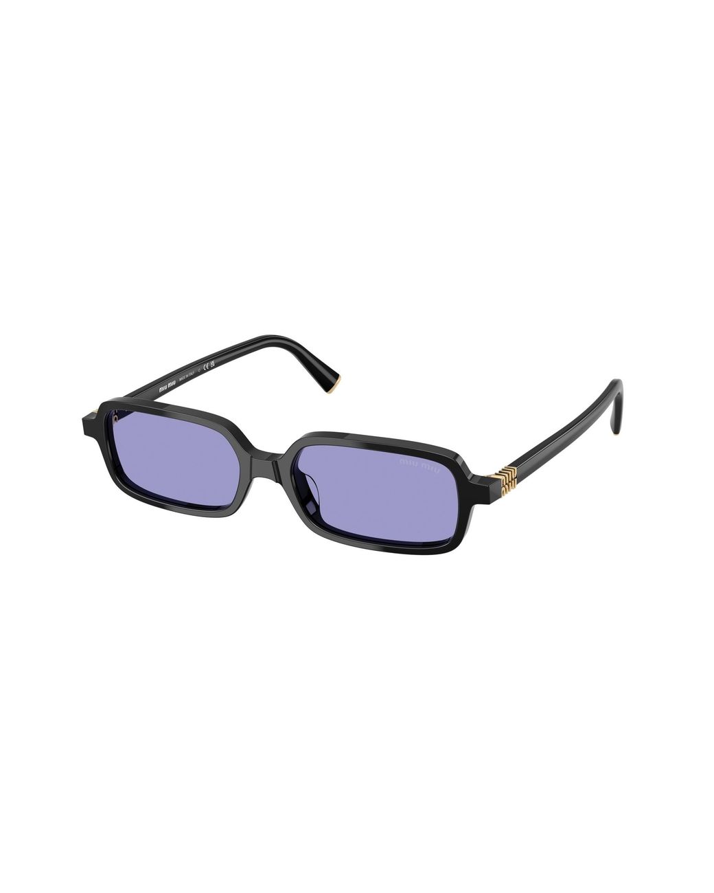 Miu Miu Black Mu 11Zs 16K01O Sunglasses Acetate Squared Normal