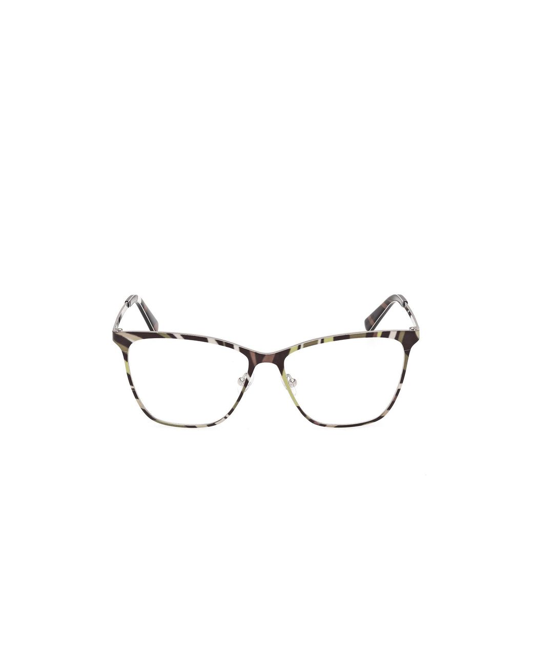 Emilio Pucci Black Ep5281 99 Optical Frames Metal Squared Normal