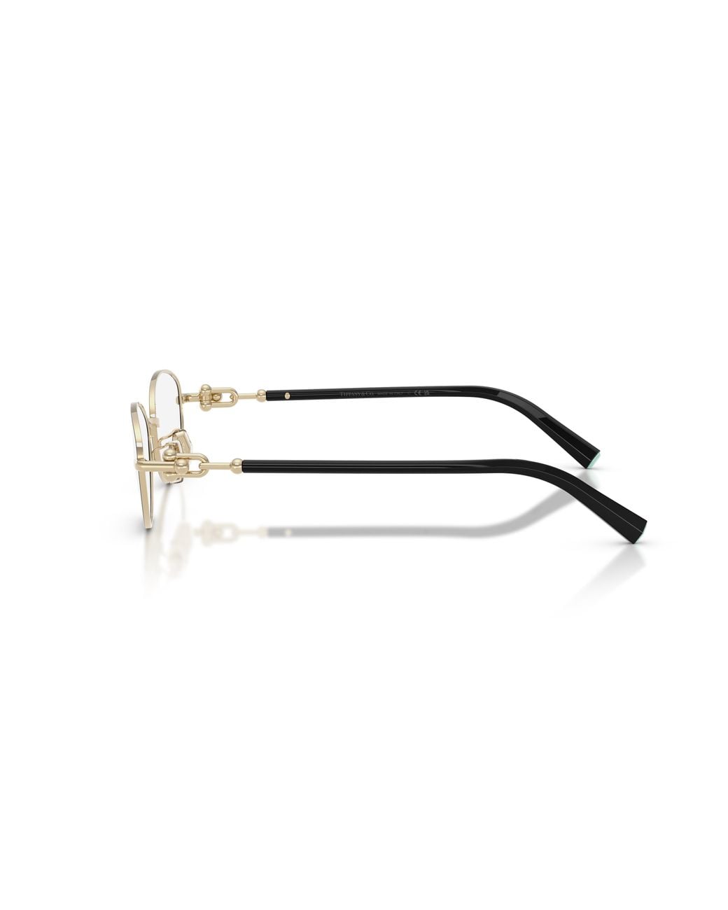 Tiffany & Co Black Tf1176D 6164 Optical Frames Metal Transparent Round Normal