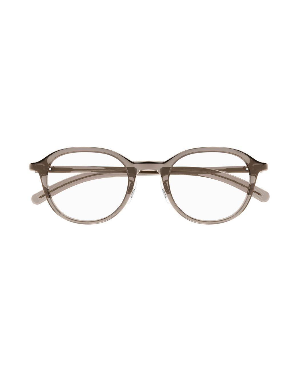 Montblanc Black Mb0419Oj 004 Optical Frames Transparent Round for men