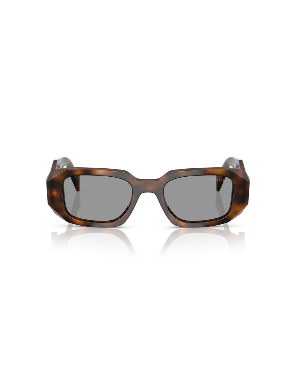 Prada Black Pr 17Ws 20D50Q Sunglasses Acetate Squared Normal