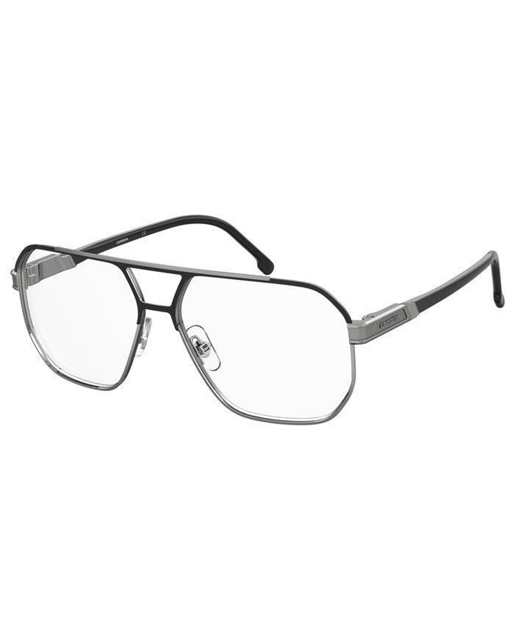 Carrera Black 1135 Rzz Optical Frames Metal Squared for men