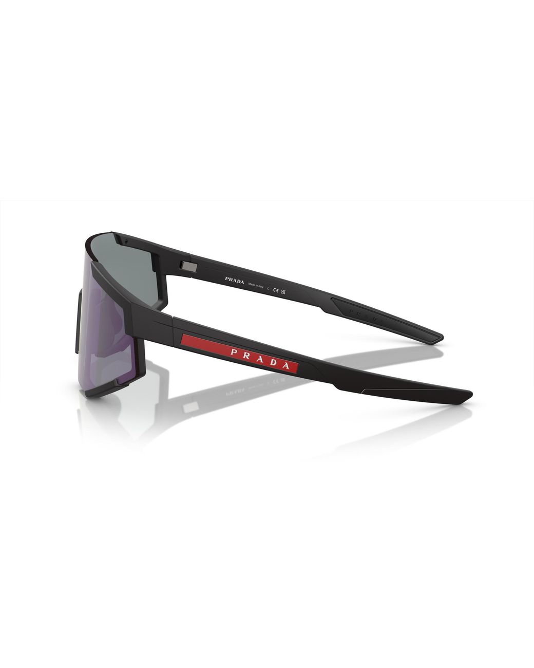 Prada Linea Rossa Black Ps 04Ws Dg070A Sunglasses Nylon Pillow Normal for men