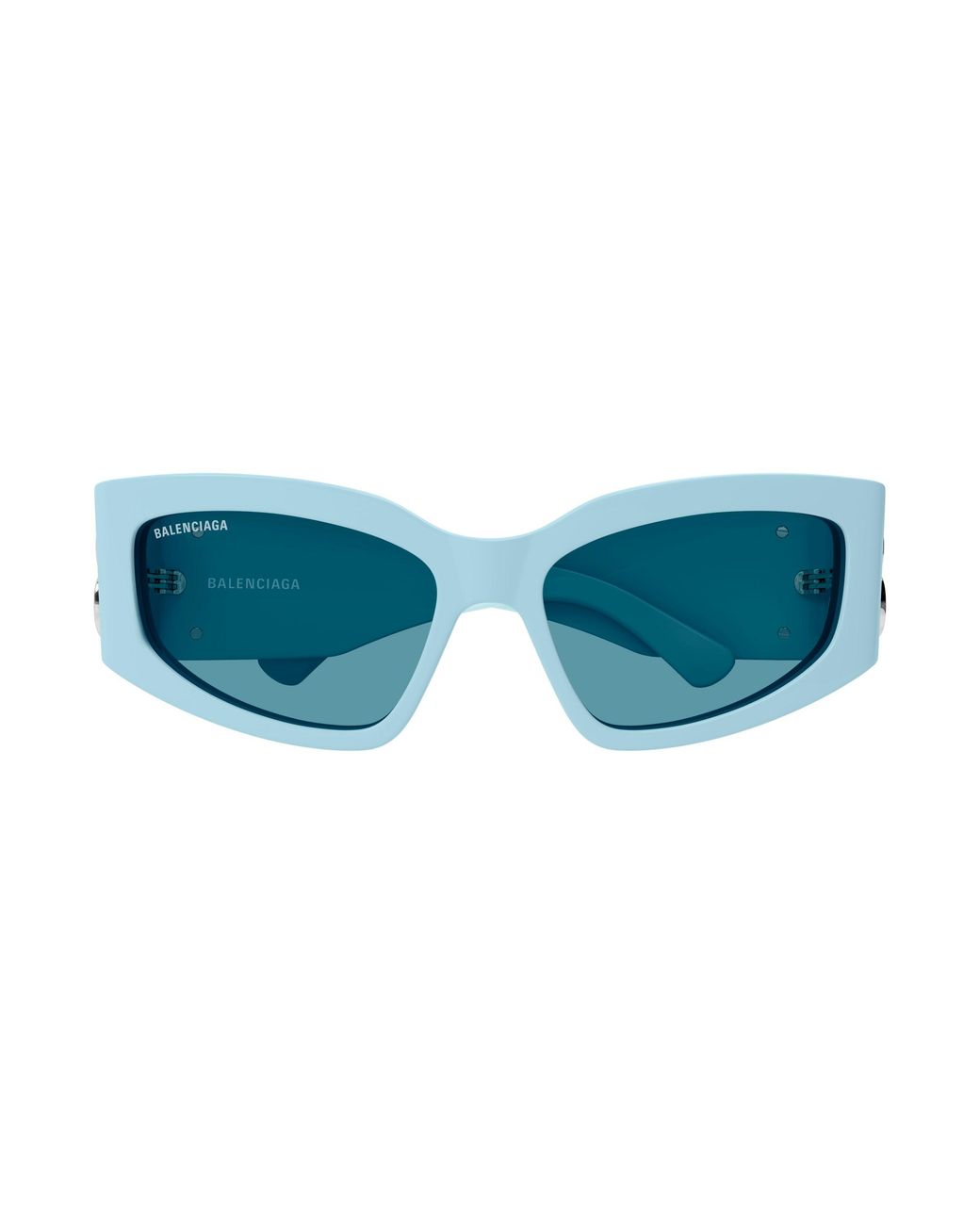 Balenciaga Blue Bb0321S 014 Sunglasses Acetate Light Cat Eye