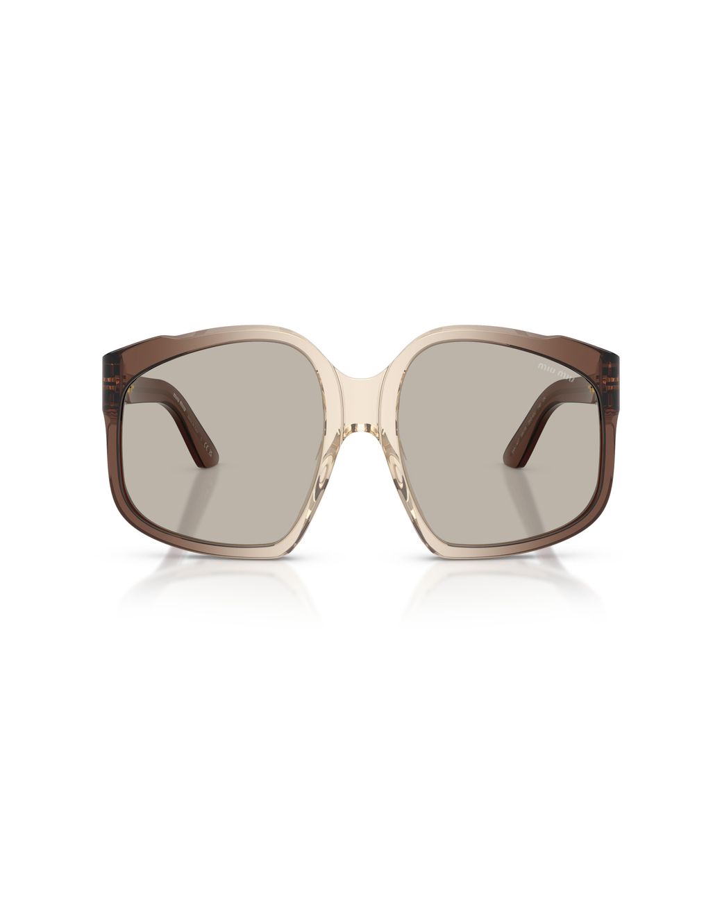 Miu Miu Black Mu A07S 25G40U Sunglasses Acetate Geometric Normal