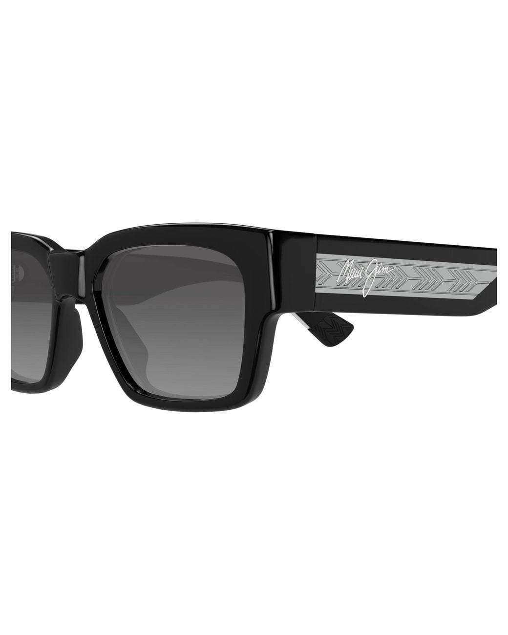 Maui Jim Black Mj0642S 001 Occhiali Da Sole Bio-Iniettato Grigio Squadrata