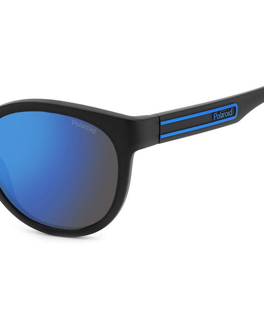 Polaroid Black Pld 2150/S Oy4/5X Sunglasses Polycarbonate Round Polarized Mirror