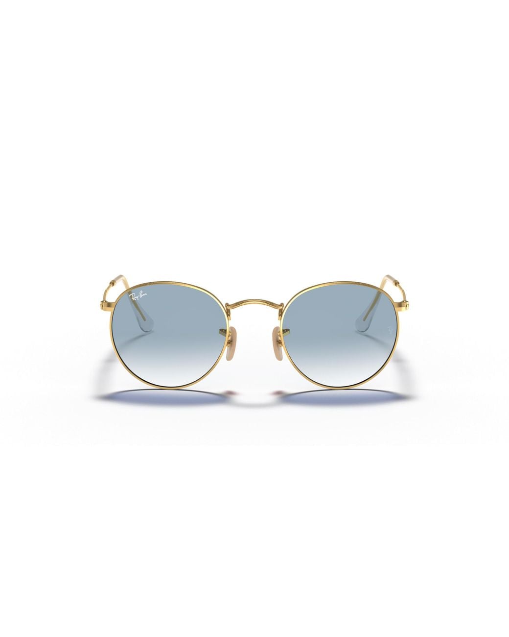 Ray-Ban Black Rb3447n Round Flat Lens Round Sunglasses for men