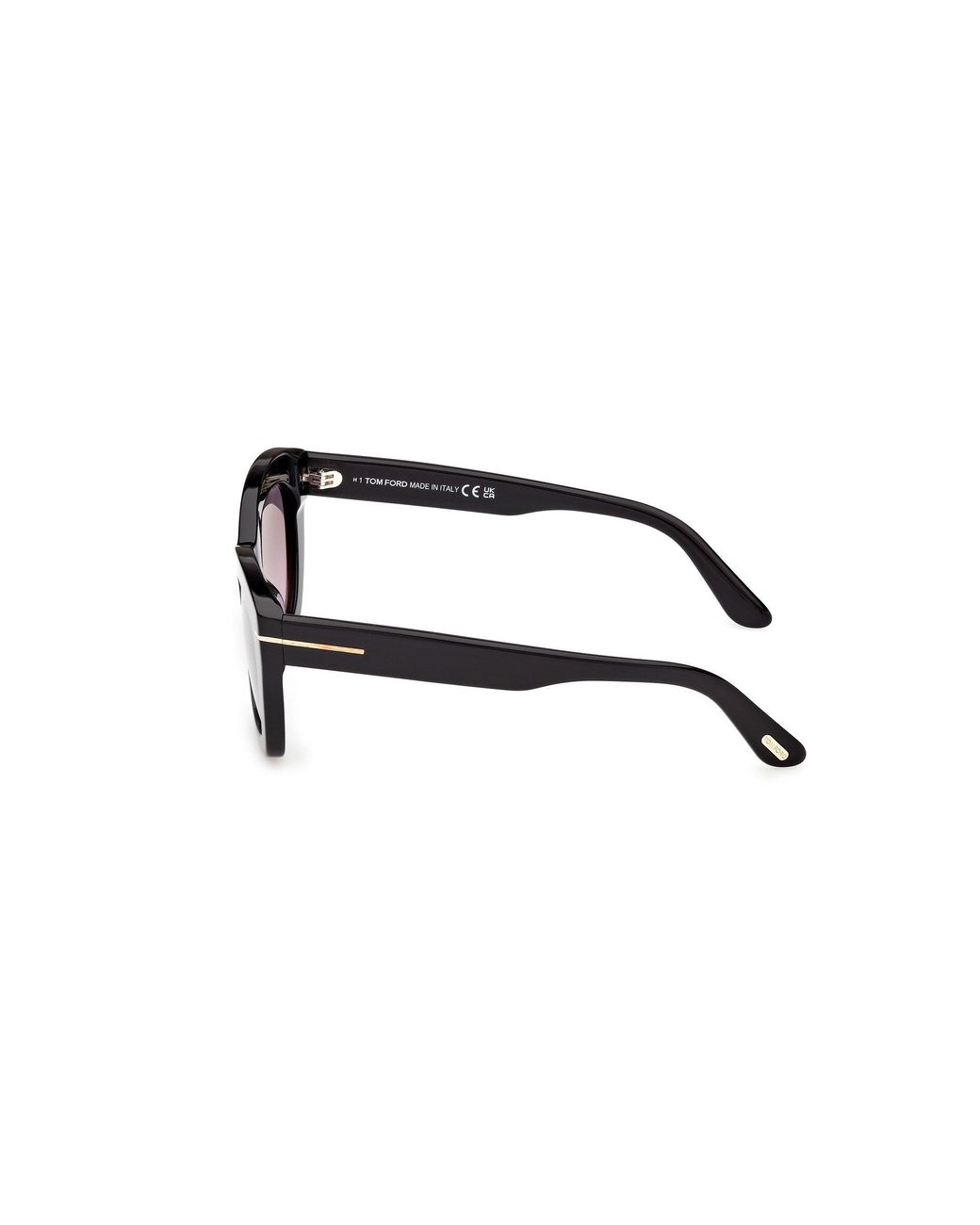 Tom Ford Black Ft1285 Linda-02 01B Sunglasses Acetate Smoke Butterfly Normal