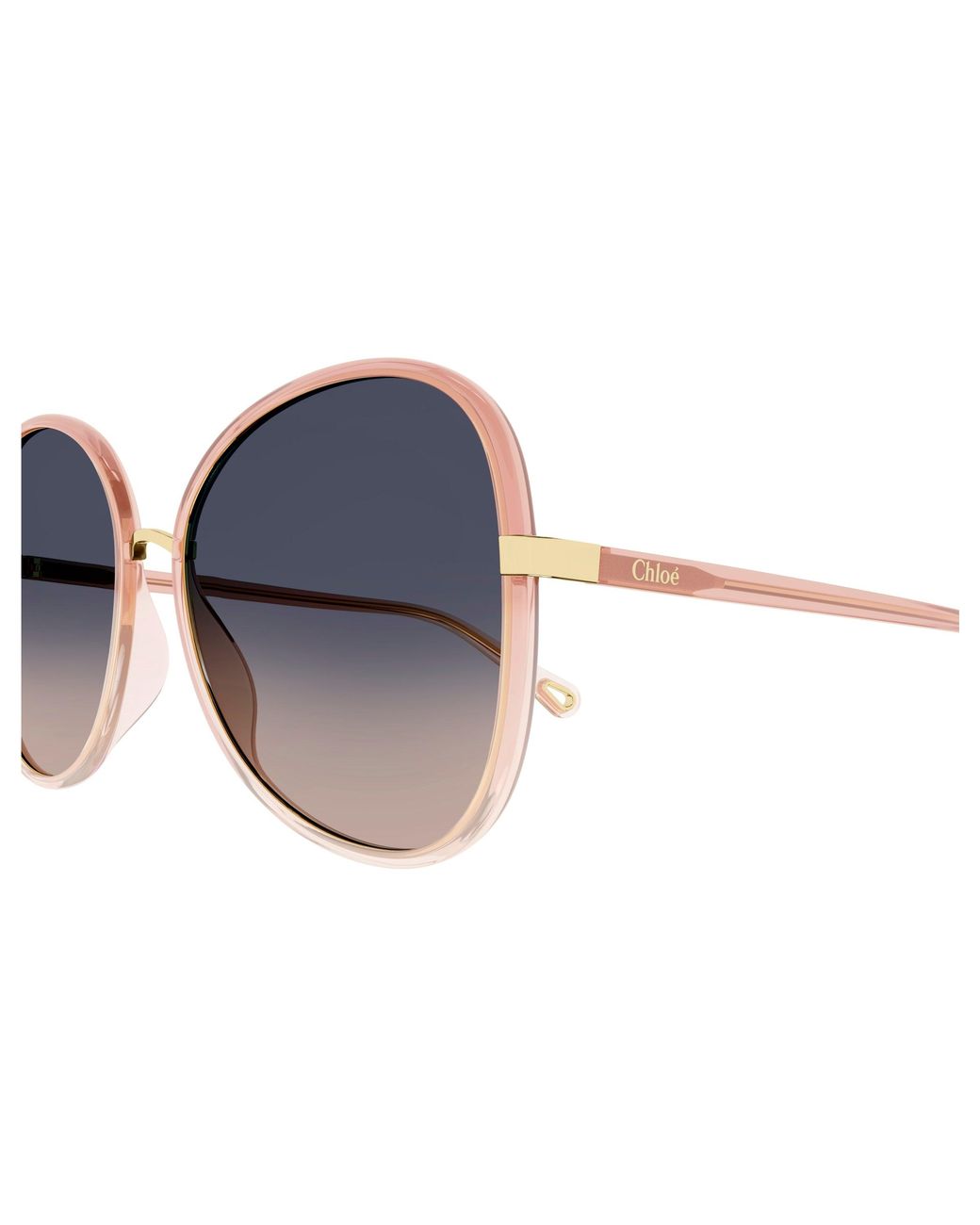 Chloé Black Ch0030S 004 Sunglasses Injected Round Shaded