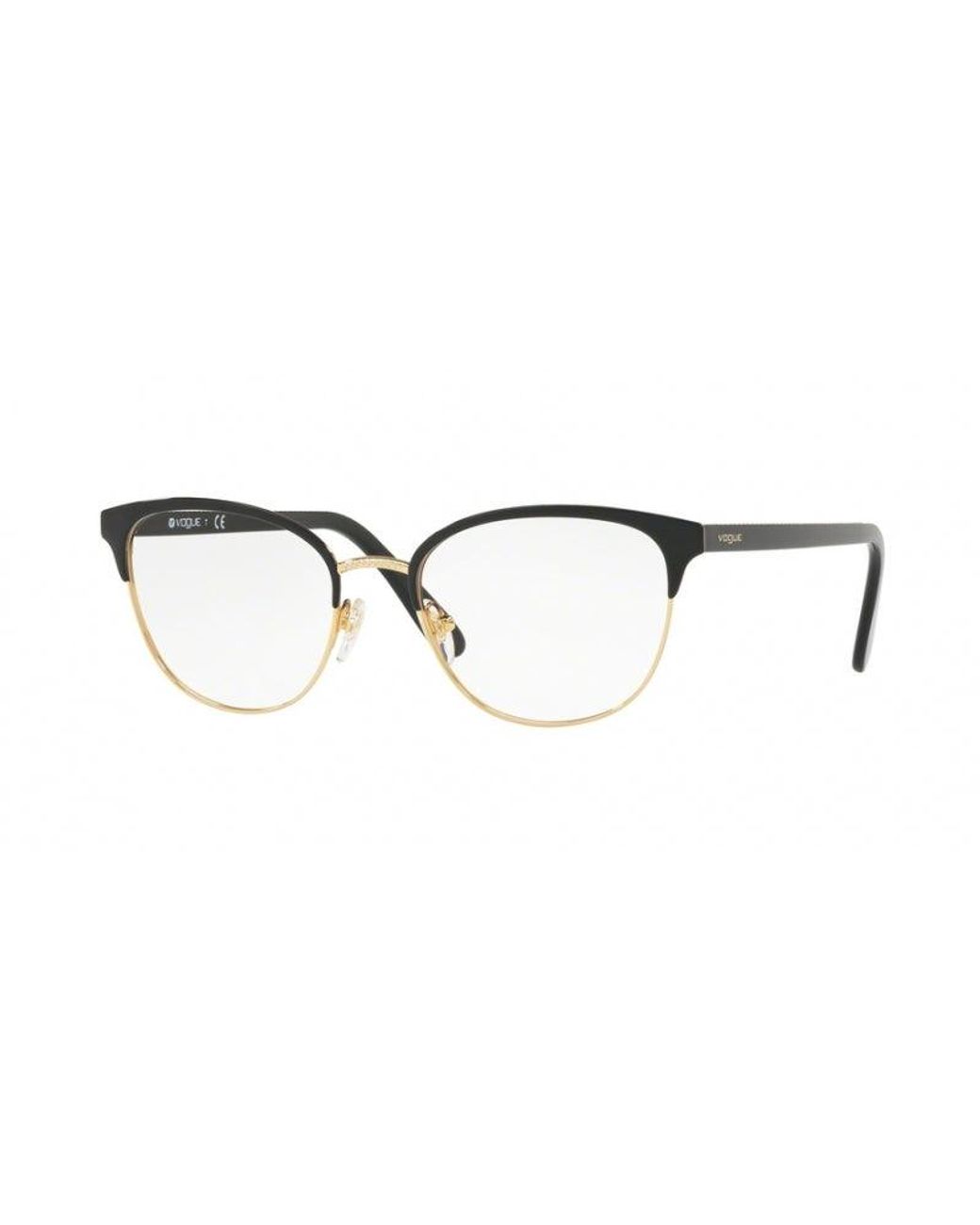 Vogue Eyewear Black Vo4088 352 Optical Frames Metal Round Normal